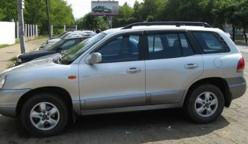 Дефлекторы окон (ветровики) Hyundai Santa Fe I 2000-2006"EuroStandard" (Хюндай Санта Фе) Кобра Тюнинг