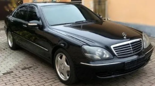 Дефлекторы окон (ветровики) Mercedes Benz S-klasse (W221) 2005-2013"EuroStandard" Кобра Тюнинг