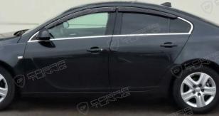 Дефлекторы окон (ветровики) Opel Insignia Sd 2008"EuroStandard" (Опель Инсигния) Кобра Тюнинг