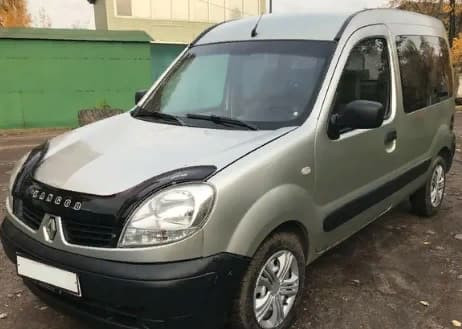 Дефлектор капота (мухобойка) Renault Kangoo с 2003-2007 г.в.после ресталинга (Рено Кангу) Вип Тюнинг